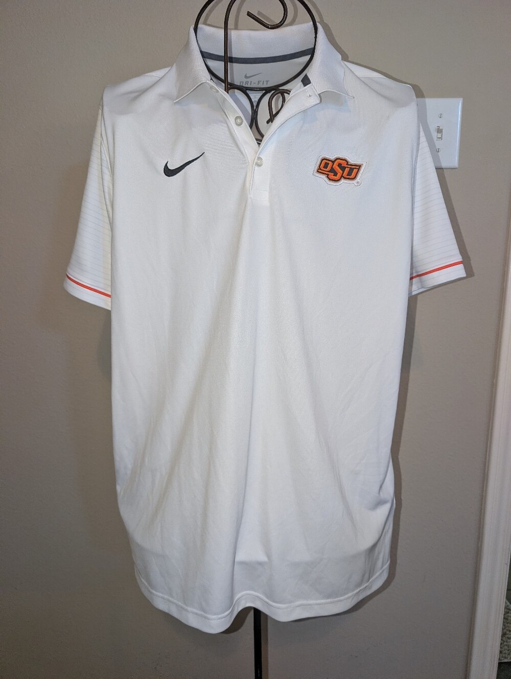 OSU Logo Nike White Men’s Polo